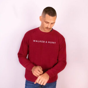 Walker & Hunt Burgundy Classic Sweatshirt